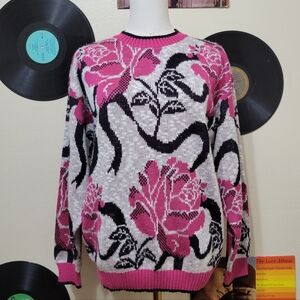 LeFolio | 80s Vintage Rose Sweater